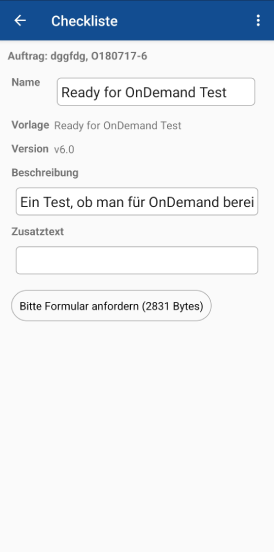 Quality-Check.App Neue leere Checkliste aus Vorlagen anfordern
